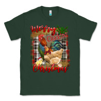 Sports Green Merry Cluckin' Christmas Classic Tee - RanaPortraitStore
