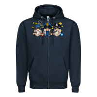 Navy police gnomes Zipper Hoodie - Zillion Design Studio