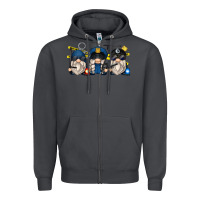 Smoke police gnomes Zipper Hoodie - Zillion Design Studio