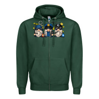 Sports Green police gnomes Zipper Hoodie - Zillion Design Studio