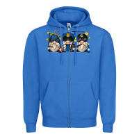 True Royal police gnomes Zipper Hoodie - Zillion Design Studio