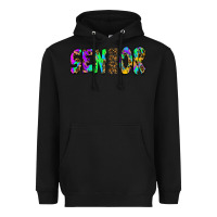 Black senior 2022 tie die leopard Heavyweight Hoodie - RanaPortraitStore