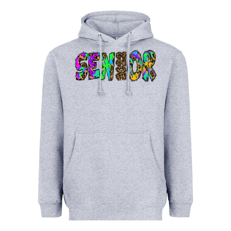 Senior 2022 Tie Die Leopard Heavyweight Hoodie by RanaPortraitStore | Teevron