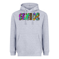 Heather Grey senior 2022 tie die leopard Heavyweight Hoodie - RanaPortraitStore