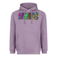 Lavender senior 2022 tie die leopard Heavyweight Hoodie - RanaPortraitStore