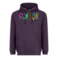 Plum senior 2022 tie die leopard Heavyweight Hoodie - RanaPortraitStore