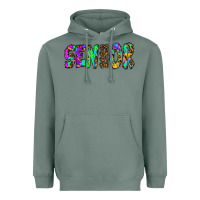 Sage senior 2022 tie die leopard Heavyweight Hoodie - RanaPortraitStore