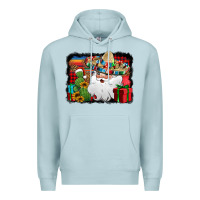 Blue Mist Santa Claus Spanish Christmas Premium Hoodie - Jasminsmagicworld
