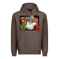 Coffee Santa Claus Spanish Christmas Premium Hoodie - Jasminsmagicworld