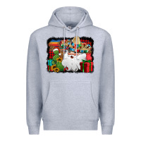 Heather Grey Santa Claus Spanish Christmas Premium Hoodie - Jasminsmagicworld