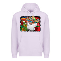 Lilac Santa Claus Spanish Christmas Premium Hoodie - Jasminsmagicworld