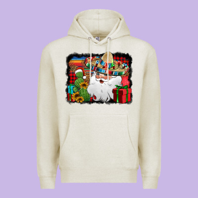 Santa Claus Spanish Christmas Premium Hoodie Designed By Jasminsmagicworld