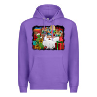Purple Santa Claus Spanish Christmas Premium Hoodie - Jasminsmagicworld