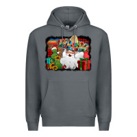 Rock Santa Claus Spanish Christmas Premium Hoodie - Jasminsmagicworld