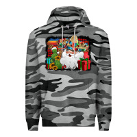 Slate Camo Santa Claus Spanish Christmas Premium Hoodie - Jasminsmagicworld