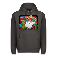 Smoke Santa Claus Spanish Christmas Premium Hoodie - Jasminsmagicworld