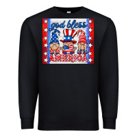 Black god bless America gnomes Premium Sweatshirt - HRA Design Shop