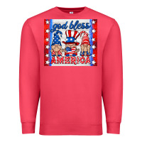 Cardinal god bless America gnomes Premium Sweatshirt - HRA Design Shop