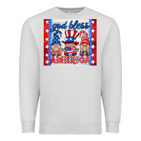 Dove Grey god bless America gnomes Premium Sweatshirt - HRA Design Shop