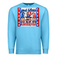 Ocean Blue god bless America gnomes Premium Sweatshirt - HRA Design Shop