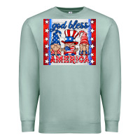 Seafoam god bless America gnomes Premium Sweatshirt - HRA Design Shop