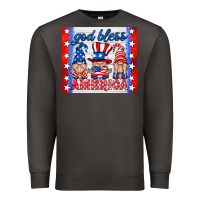 Smoke god bless America gnomes Premium Sweatshirt - HRA Design Shop