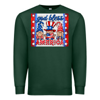 Sports Green god bless America gnomes Premium Sweatshirt - HRA Design Shop
