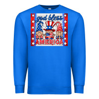 True Royal god bless America gnomes Premium Sweatshirt - HRA Design Shop