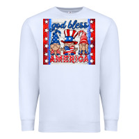 White god bless America gnomes Premium Sweatshirt - HRA Design Shop