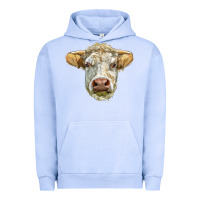 Pigment Grape Ice Charolais bull face Urban Hoodie - LillyAllenDesigns