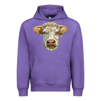 Tulip Charolais bull face Urban Hoodie - LillyAllenDesigns