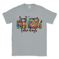 Heather Grey boat waves sun rays lake days Classic Tee - texasbilliewilder