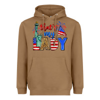 Toasted Coconut that's my lady 4th of july Heavyweight Hoodie - Zillion Design Studio