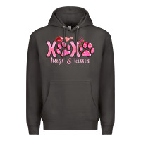 Smoke xoxo hugs and kisses paws Premium Hoodie - NancyCooperArtShop
