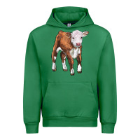 Emerald hereford calf Urban Hoodie - LillyAllenDesigns