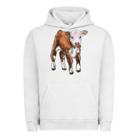 Pigment Lunar Rock hereford calf Urban Hoodie - LillyAllenDesigns