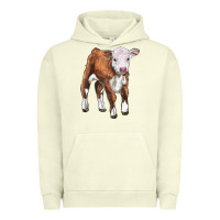 Pigment Pistachio hereford calf Urban Hoodie - LillyAllenDesigns