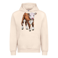 Sandshell hereford calf Urban Hoodie - LillyAllenDesigns