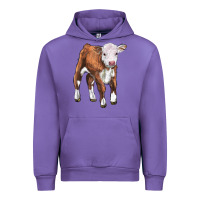 Tulip hereford calf Urban Hoodie - LillyAllenDesigns