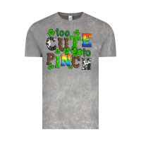 Cloud Rock st patricks too cute to pinch Vintage Tee - Artiststas