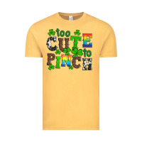 Vintage Mustard st patricks too cute to pinch Vintage Tee - Artiststas