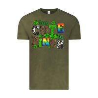 Vintage Olive st patricks too cute to pinch Vintage Tee - Artiststas