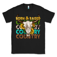 Black born and raised country western Classic Tee - texasbilliewilder