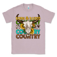 Lilac born and raised country western Classic Tee - texasbilliewilder