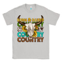 Moon Dust born and raised country western Classic Tee - texasbilliewilder
