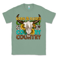 Sage born and raised country western Classic Tee - texasbilliewilder