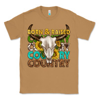 Toasted Coconut born and raised country western Classic Tee - texasbilliewilder