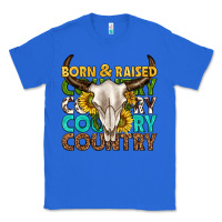 True Royal born and raised country western Classic Tee - texasbilliewilder