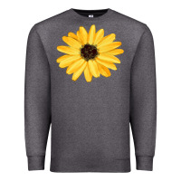 Charcoal Heather sunflower Premium Sweatshirt - FaDigitalArtStudio