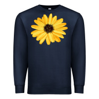 Navy sunflower Premium Sweatshirt - FaDigitalArtStudio